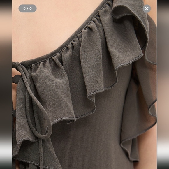 Torn by Ronny Kobo Giselle Ruffled Maxi Dress - Picture 8 of 9